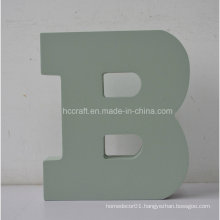 Wooden Letters with Alphabet Letter B Used for Home Decoration